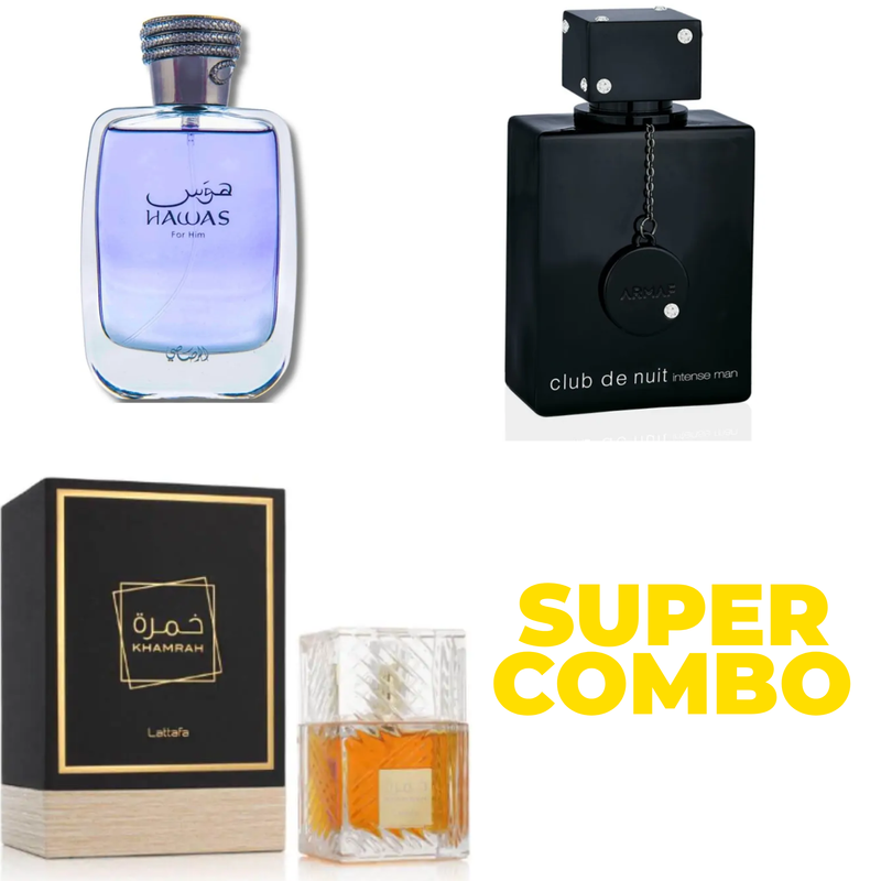 SUPER COMBO: Khamrah + Club de Nuit + Hawas for Himper